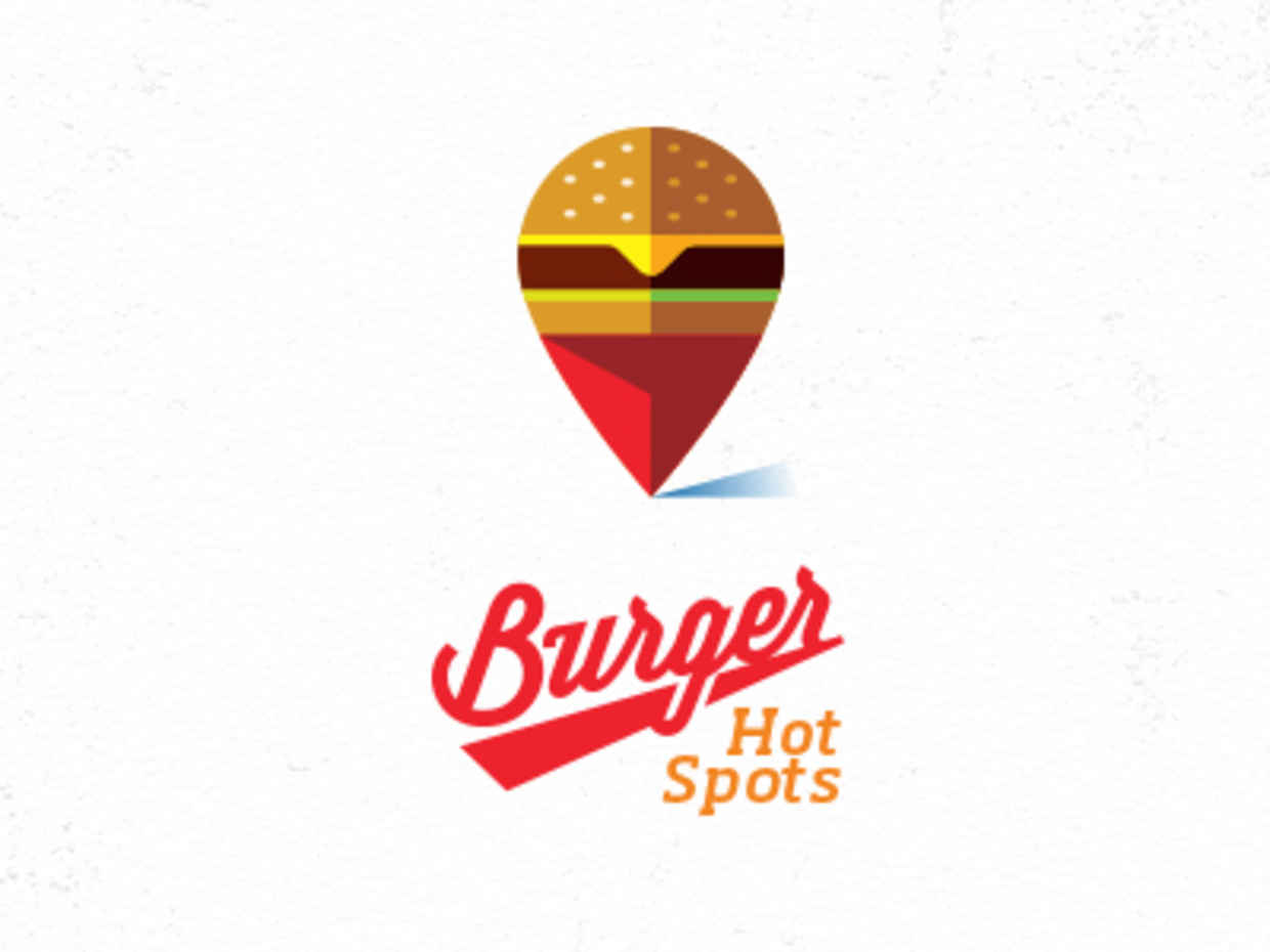 30个快餐店汉堡元素的logo设计欣赏