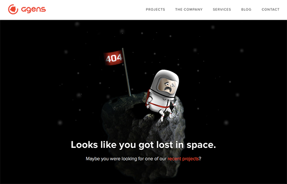 404页面，帮助你在网站找到迷失航线的灯塔！