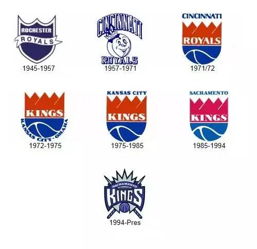 NBA篮球运动标志设计分享—国王队公布下一赛季全新LOGO