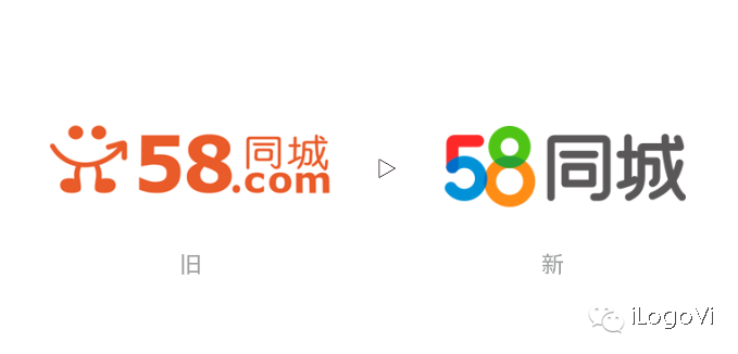 中国最大的互联网本地生活服务平台之一的58同城升级全新logo设计