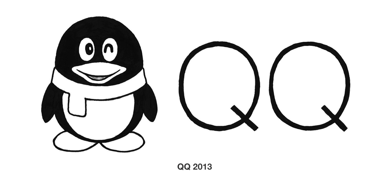 互联网社交类logo设计案例分享—腾讯QQ如何蜕变