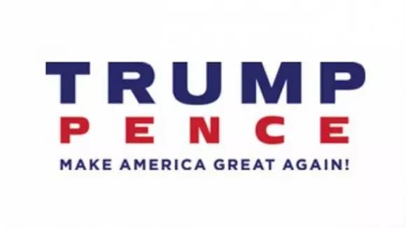 特普朗logo 美国竞选 标志设计