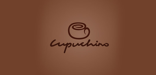 水杯与咖啡杯，距离五英寸。——咖啡Logo设计集锦